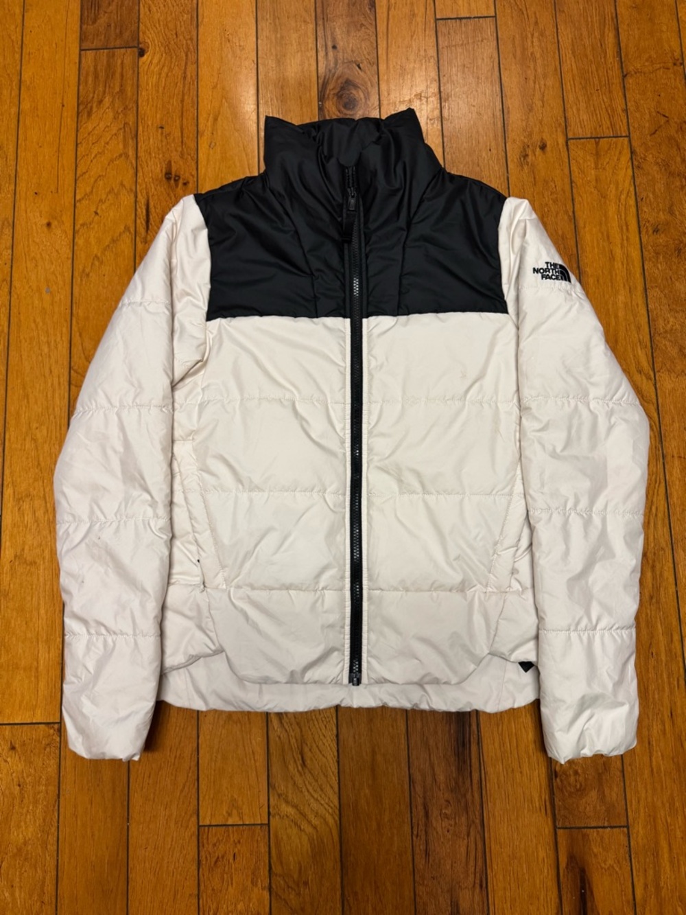 The North Face Men’s Black & White Puffer Jacket